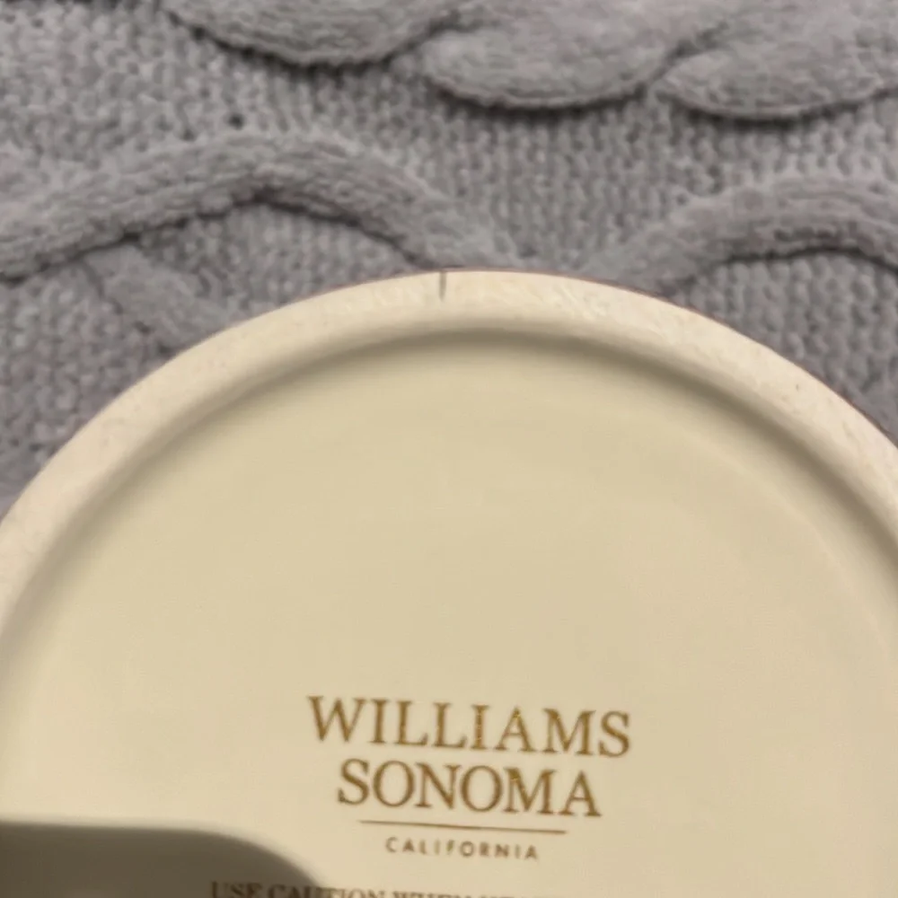 Williams Sonoma Tartan Plaid Mug